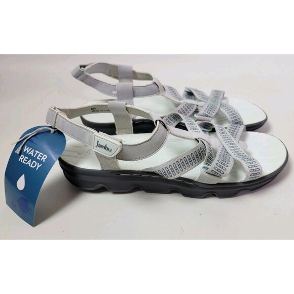 NWT Jambu‎ Womens Bay Water Ready Vegan Strappy Sandals J2BAY65 8 M - Picture 1 of 14